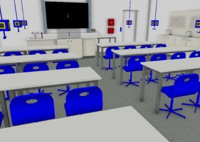 3D Zeichnung Fachraum Gemeinschafts- und Grundschule